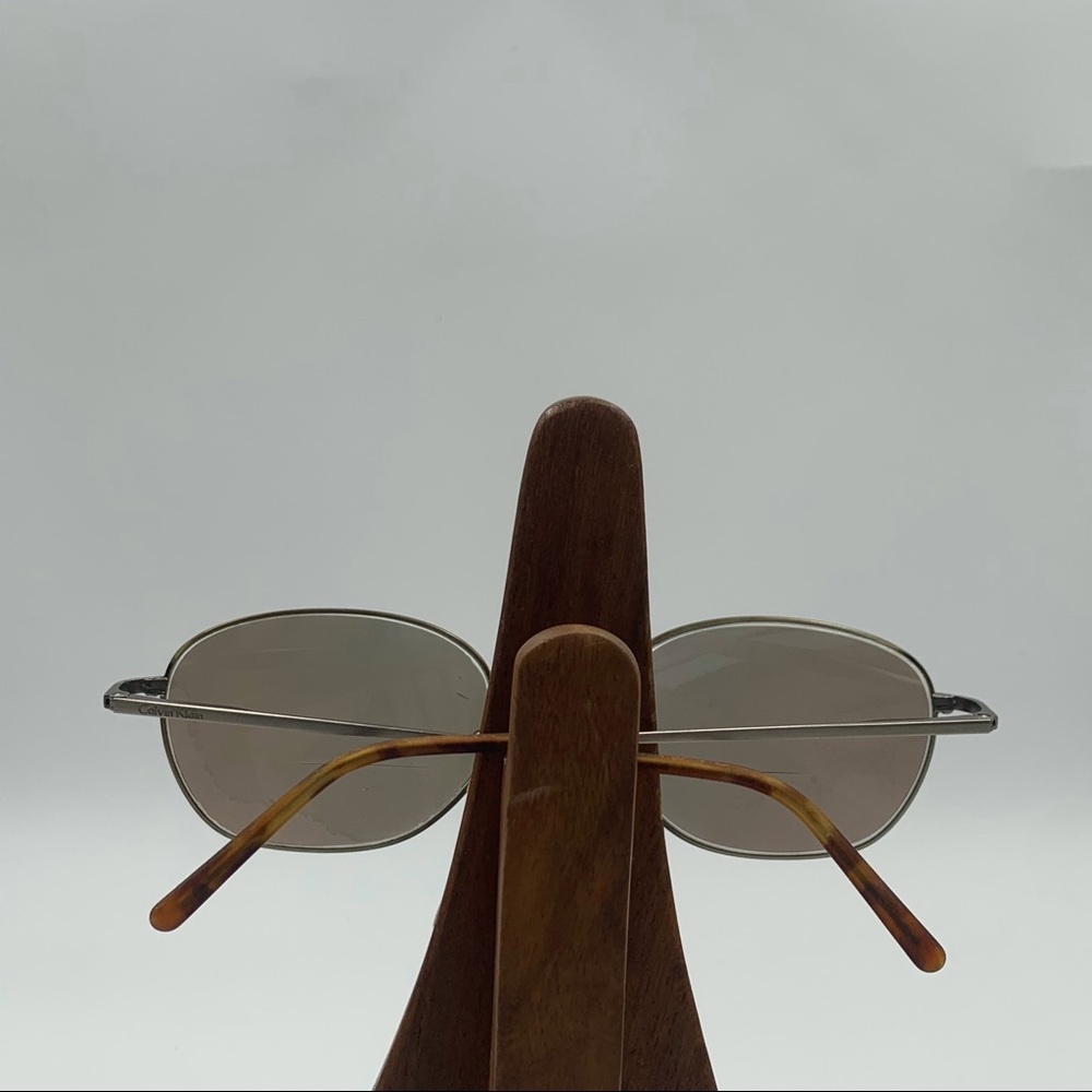 Calvin Klein Tortoise Oval Sunglasses Frames - Picture 4 of 7